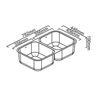 Abey The Daintree Double Bowl Sink