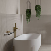 Ex.t STAND - Bathtub with swivel siphon. Brass Stand