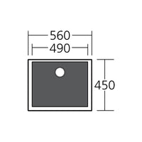Oliveri Santorini White Large Bowl Undermount Sink | ST-WH1550U