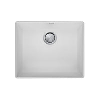 Oliveri Santorini White Large Bowl Undermount Sink | ST-WH1550U