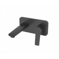 Studio Bagno Pop Wall Mounted Basin Mixer - Matte Black