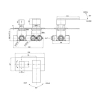 Parisi Blade Mixer with 3-Way Diverter - Chrome