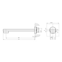 Parisi Blade Wall Spout