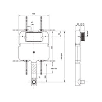 Parisi Inwall Concealed Cistern PA110