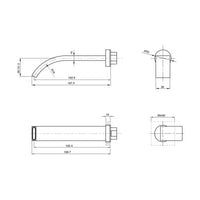 Parisi Laser Wall Spout