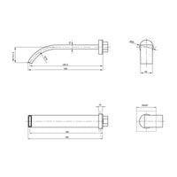 Parisi Laser Wall Spout
