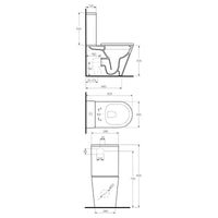 Parisi Linfa PN760 Rimless Back to Wall Suite with S-Close Seat
