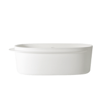 Ex.t PLATEAU - Bathtub with swivel siphon Right Shelf