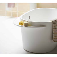 Ex.t PLATEAU - Bathtub with swivel siphon Right Shelf