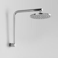 ASTRA WALKER Icon Wall Mounted Shower Arm & 200mm Rose | The Source - Bath • Kitchen • Homewares