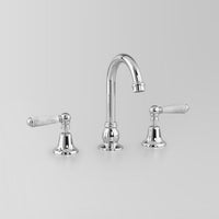 Astra Walker Olde English Basin Set With Crackle Porcelain Levers