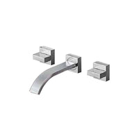 Parisi Cube Wall Set Spout 165mm - Chrome