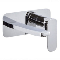 Fima Quad Wall Mounted Basin Mixer 162mm - Chrome