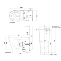 Gentec Sterisan Close Coupled Toilet Suite