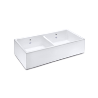 Shaws Shaker Double 900 Fireclay Butler Sink