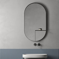 Ex.t Nouveau Shelf Mirror Black