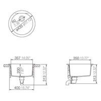 Abey SCHOCK Euro Topmount-Undermount Sink