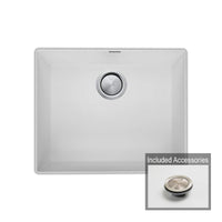 Oliveri Santorini White Large Bowl Undermount Sink | ST-WH1550U