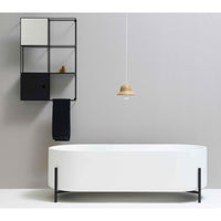 Ex.t FELT - Wall mounted modular system. Composition 1 Black