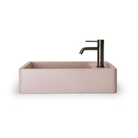 Nood Co Shelf 01 Wall Hung Basin Blush Pink