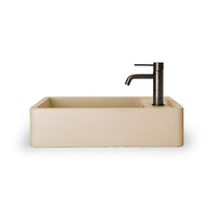 Nood Co Shelf 01 Wall Hung Basin Custard
