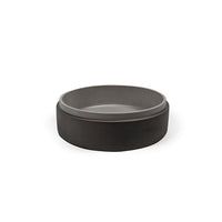 Nood Co Stepp Circle Basin Surface Mount Mid Tone Grey