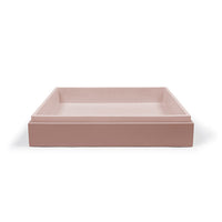 Nood Co Stepp Rectangle Basin Surface Mount Blush Pink