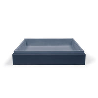 Nood Co Stepp Rectangle Basin Surface Mount Copan Blue