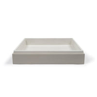 Nood Co Stepp Rectangle Basin Surface Mount Ivory