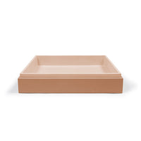 Nood Co Stepp Rectangle Basin Surface Mount Pastel Peach
