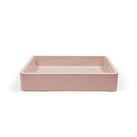 Nood Co Vesl Rectangle Basin Surface Mount Blush Pink