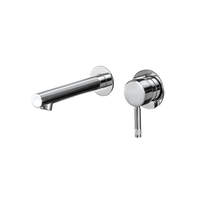 Parisi Tondo Wall Mixer with 220mm Spout - Chrome