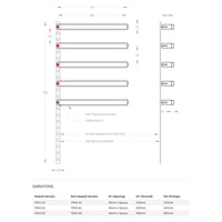 Avenir Xylo-Rails Heated Towel Rail - 45cm