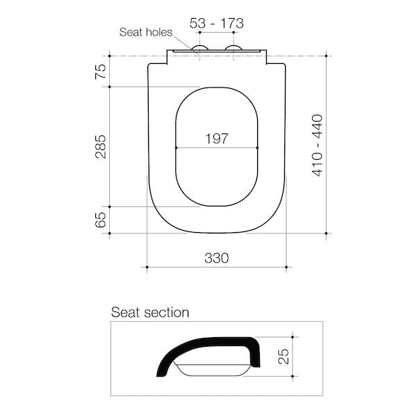 LUNA SQU T/SEAT SC QR BL FIX GG