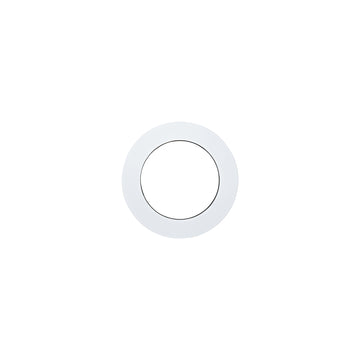 Backplate 62mm Minimal/progressive White