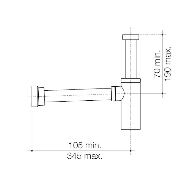 Caroma 40mm Bottle Trap