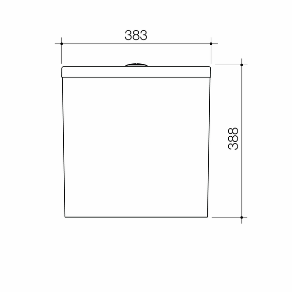 URBANE II BIDET CLOSE COUPLED 4S BACK ENTRY CISTERN