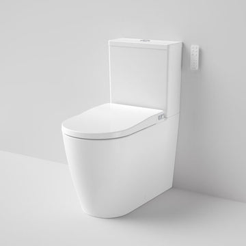 Urbane II Bidet Cleanflush® Wall Faced Close Coupled Back Entry Toilet Suite (with GermGard®)
