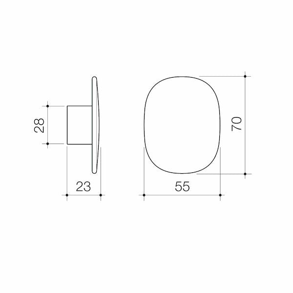 Contura II Robe Hook - Large