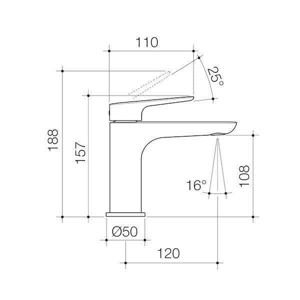 Contura II Basin Mixer