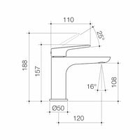 Contura II Basin Mixer