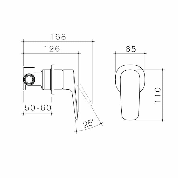 Contura II Bath/Shower Mixer