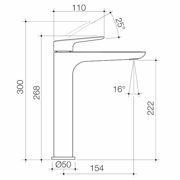 Contura II Tower Basin Mixer