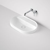 Liano II 600mm Pill Inset Basin with Tap Landing (0 Tap Hole)