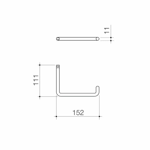 Urbane II Universal Toilet Roll Holder