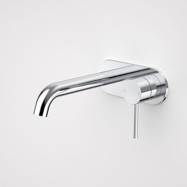 Liano II 175mm Wall Basin / Bath Mixer - Rounded Cover Plate - Gunmetal - Sales Kit