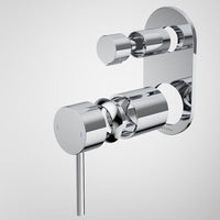 Liano II Bath / Shower Mixer With Diverter Trim Kit - Rounded Cover Plate