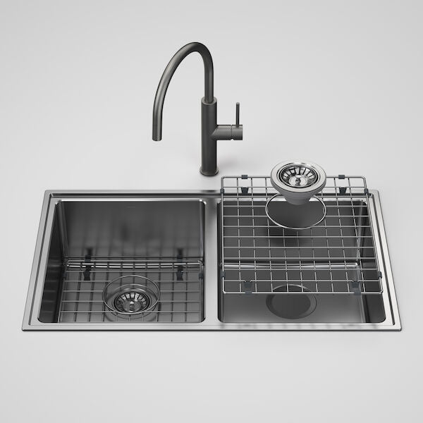 Urbane II Double Bowl Sink with Liano II Sink Mixer