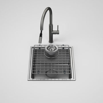 Urbane II Single Bowl Sink with Liano II Pull Out Sink Mixer