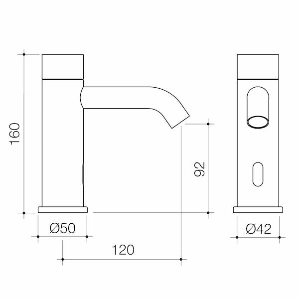 Liano II Sensor Hob Mounted Outlet